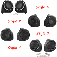 Motorcycle King Rear 6.5" Speaker Pods For Harley Touring Electra Glide Road Glide Road King Street Glide 2014-2023 18