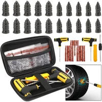 Car Tire Repair Tool Kit EVA Storage Case Car Motorcycle Vacuum Tyre Repair Nail Rubber Tubeless Tire Repair Tool Set