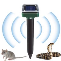 Outdoor Cat Control Stake Alley Cat Control Equipment For Outside Solar-Powered Ultrasonic Cat Drive Gadgets For Travel Garden