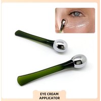 1pc Anti Wrinkle Facial Spoon Gold Alloy Face Thin Skin Care Tool Eye Roller Massage Stick Eye Cream Applicator Cosmetic Spatula