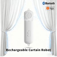 Tuya Bluetooth Smart Roller Blind Curtain Robot Type C port use Smart Life APP Remote Control Google Alexa Siri voice control
