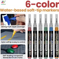 Stedi MA-10~MA-15 Front Valve Type Soft Tip Acrylic Paint Marker Water Based for Gunpla Mecha Figure DIY Hobby Painting Coloring