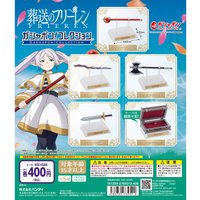 Original capsule toys kawaii Gashapon! Collection Funeral of Frieren elf magician wand axe sword suitcase props ornament figures