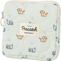 Cute printed cat fresh multi-model storage bag cosmetic bag sanitary napkin physiological bag girls portable small Makeup bag