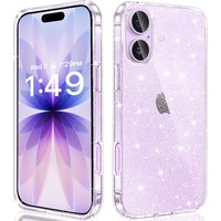 Clear Glitter Case For iPhone 17 Air 17E 16E 16 Pro Max 15 Plus 14 13 Mini 12 11 X XS XR SE 2022 2020 7 8 6 iPhone17 Phone Cover