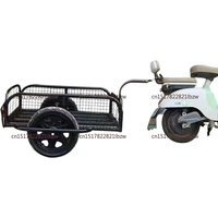 Outdoor Cart, for Electric Bicycle, Rear Mounted Small Trailer, Stall for Cargo, Camping, Fishing, Tricycle