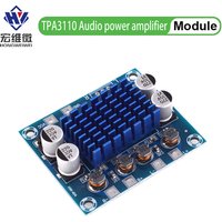 TPA3110 XH-A232 30W+30W Dual channel digital stereo audio power amplifier board DC 8V-26V 3A 12V 24V Reaming Board Dual Channel