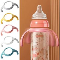 Silicone Baby Bottle Handle Wide Caliber Double Ear Nursing Bottle Handle Easy To Grip Bottle Accessories for For Pigeon 3