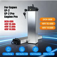 48V 14Ah/12.8Ah/10.4Ah Replacement Batteries (DCH-006),for ENGWE EP-2 Pro,LAFLY X5, R7 750W-1000W E-scooter,Durable Performance