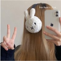AliExpress Kawaii Miffy Plush Earmuffs Anti-freeze and Warm Cycling Earmuffs Simple and Versatile Students Anti-freeze Girls Christmas Gift