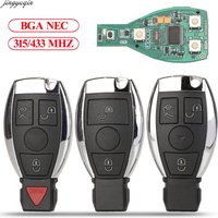 Jingyuqin 2/3/4 Buttons Smart Car Key 315Mhz/433MHz For Mercedes Benz E S 2Supports Original NEC BGA Remote Control Fob