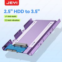 JEYI 2.5" to 3.5" SSD HDD Hard Drive Adapter Bay Holder Mounting Bracket Caddy Tray for 7 / 9.5 / 12.5mm 2.5 inch HDD / SSD