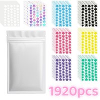 320/1920pcs 8-Color Star Face Stickers – Fun Facial Gems for Parties, Festivals & Daily Creative Looks