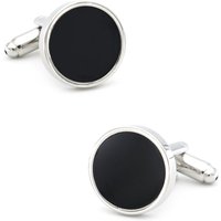 Simple Design Luxurious Stone Cufflinks Quality Brass Material Black Color Cuff Links Wholesale & Retail