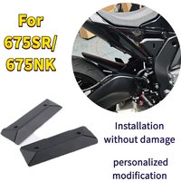 Motorcycles Metal alloy accessories Rear Footrest Pedal Remove Hole Cover For CFMOTO 675SR-R 675SR 675 SR 675SRR