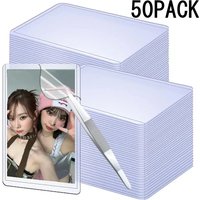 10/25/50/100Pcs Transparent photo album Korean Kpop Card Sleeve with Protective Film Clea Card Holder Idol Photo Game Card Cover