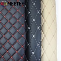 45/90*160cm Meetee PU Leather Fabric Artificial Leathers for Car Seat Floor Interior Cloth Upholstery Fabrics Sewing Accessories