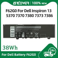 SKOWER F62G0 Battery For Dell Inspiron 13 7373 7386 2 in 1 5370 7370 7380 P83G P87G Vostro 5370 Replacement 39DY5 RPJC3