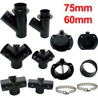 Vavle Flap Adjustable Air Diesel Parking Heater Vent Ducting Branch Splitter Exhaust Pipe Outlet Joiner Connector For Webasto