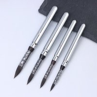 1PCS Portable Short Holder Voyager French Artist Watercolor Paint Brush For Travel Art Creation Art Supplies
