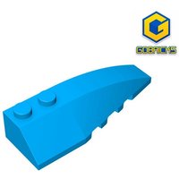 Gobricks GDS-745 RIGHT SHELL 2X6 W/BOW/ANGLE compatible with lego 41747 children's DIY Educational Building Blocks Technical