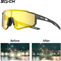 AliExpress SCVCN Night Vision Sunglasses Cycling Driving Glasses Fashion Y2K Trave Glasses UV400 Mtb Fishing Sports Goggles Oversized Man