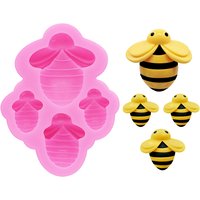 GJ-75 Cartoon Mini Bee Shoes and Clothing Decorative Accessories Drip Mold Chocolate Cookies Cake Dessert Decorative Molds