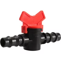 1pcs 16mm 20mm 25mm Shut-off Valve Ball Valve Connector Plug PE Pipe PN4 Drip Hose For Drip Irrigation Aquarium Garden Tools