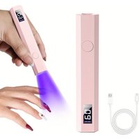 YIKOOLIN Mini Handheld UV Light Fast Gel Nail Drying Lamp for Home Salon Tools Professional Nail Phototherapy Flashlight Pen