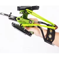 Powerful Slingshot Stainless Steel Slingshot Catapult Hunter Wrist Support SlingShot Outdoor Hunt Hike Bow Catapult HuntingTools