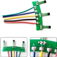 1pcs Electric Vehicles Motor Hall Sensor With Board Cable 3144 3413 4.5cm Circuit Board Hall Sensor Ebike PCB Hall Parts
