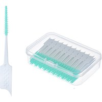 ~Interdental Brushes Silicone Toothpicks Teeth Floss Oral Hygiene Teeth Cleaning Soft Bristle Clean Between Teeth Toothbrush.