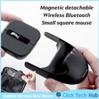 SANWA Wireless Bluetooth Mini Mouse Magnetic Split Type Slim Lightweight Dual Mode Switch 3 Devices Portable For Laptop Tablet