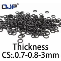 O-ring thickness 0.7/0.8/3mm CS NBR Nitrile sealing temperature resistant gasket rubber ring complete in specifications
