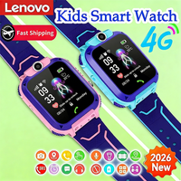 Lenovo Kids 4G GPS Smart Watch 2026 with SIM Card SOS Tracker HD Camera Waterproof Child Watch for Boys and Girls Birthday Gift