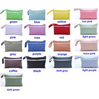 Small Size: 15*22.5CM Wet bags Washable Reusable Cloth diaper Nappies Bags Waterproof Swim Sport Travel Carry bag