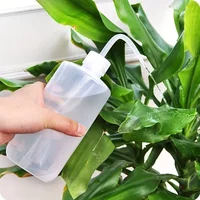 1pc Of Watering Bottles, Plastic Curved Mouth Safety Wash Bottles, Watering Can With Pointed Mouth For Potted Plants