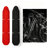 Cycling Down Tube Frame Guard Silicone Non-slip Removable Bike Down Tube Sticker Anti-Scratch Protection Guard Bike Part MTB