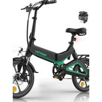 AliExpress HITWAY Electric Bike 250W Foldable Pedal Assist E Bike with 7.8Ah Battery without accelerator, 16 inch for Teenager and Adults