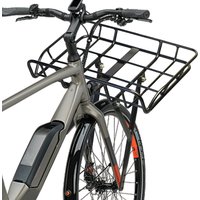 Bicycle Front Cargo Basket Quick Release Metal Large Capacity Detachable Basket for Road Mountain Cycling Grocery Shopping
