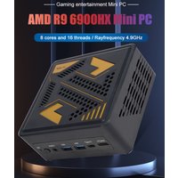 AMD Mini PC Gamer Ryzen 9 6900HX 7940HS 8845HS 2xDDR5 2xLAN 2.5G i226V NVMe USB4 Win11 Desktop Mini Office/Home Computer WiFi6E