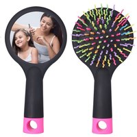 1Pcs Sublimation Blank Hair Brush Portable Hair Vent Brush Heat Transfer Plastic Massage Comb Printing DIY Gift