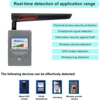 Anti Spy Hidden Camera Detector GSM Mobile Audio Bug Finder GPS Tracker Wireless RF Signal Detect Bug Bluetooth Headset Scanner
