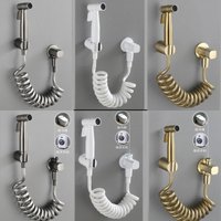 Brushed Gold Two Way Handheld Bidet Sprayer For Toilet Watering Can Bidet Faucet Toilet Bidet Shower Head for Self Cleaning