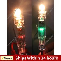 6V 12V 24V DC Car Truck Voltage Circuit Tester Digital Display Long Probe Test Pen Light Bulb Automotive Repair Diagnostic Tools