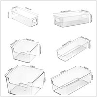 1Pc Transparent plastic Storage Box For Eyelash Extension Tool Cosmetic Makeup Tools Stationery Storage Box