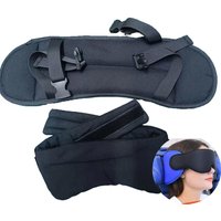 100% Blackout Zero Eye Pressure Sleeping Mask 3D Contoured Travel Pillow Soft Adjustable Travel Accessories Airplane