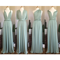 Sega Bridesmaid Dress Floor Length Convertible LONG Maxi Infinity Dress Multiway Dress Formal Wrap Sexy Evening Wedding Dresses