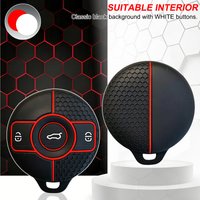 3 Button Silicone Car Remote Key Fob Cover Case Shell For Mercedes Benz Smart Fortwo1 Brabus 2022 2023 Interior Accessories