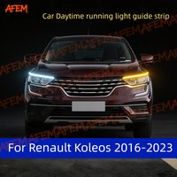 For Renault Koleos 2016-2023 2Pcs 12V Led Guide Strip Headlight For Car Daytime Running Lights Turn Signal DRL Car Modification